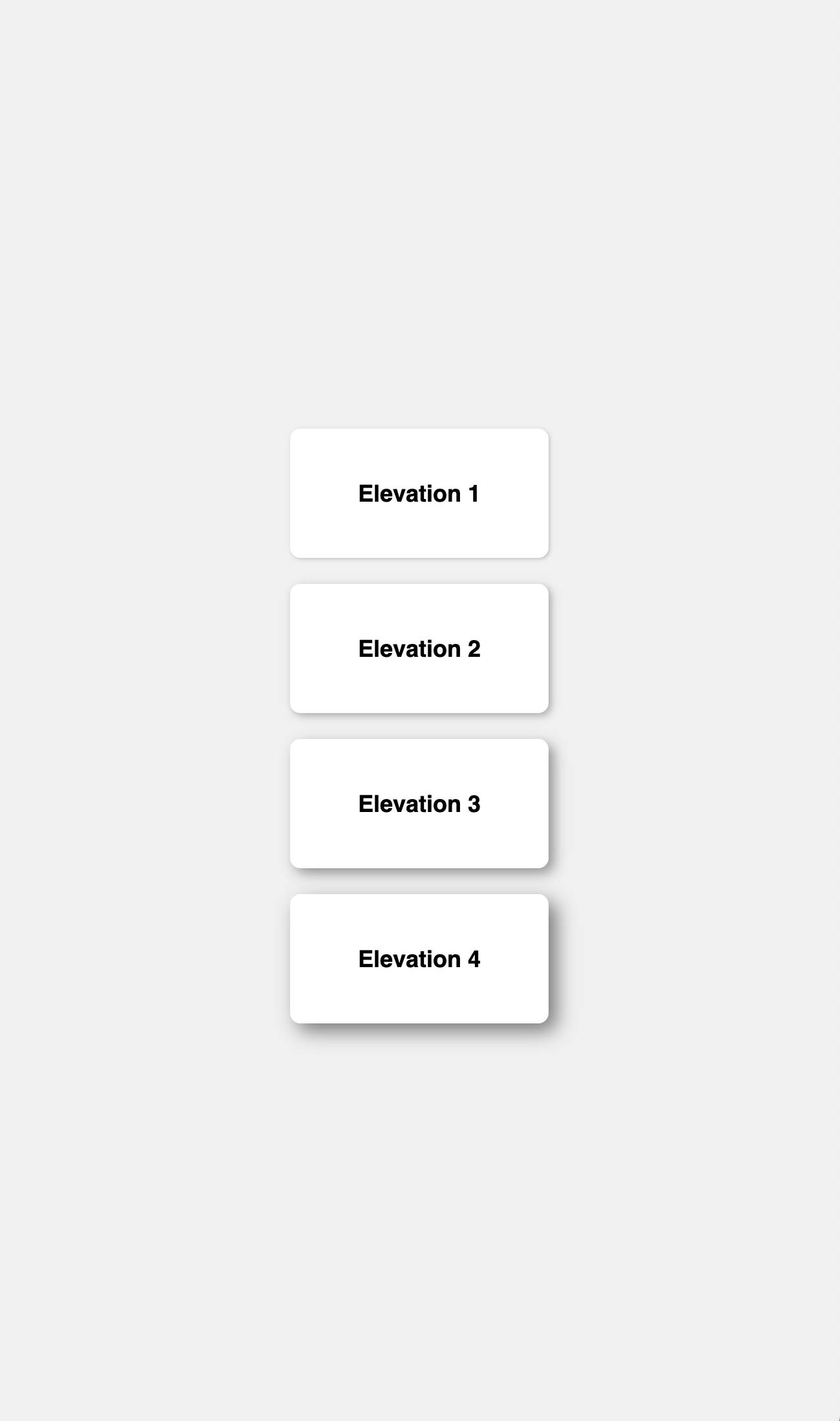 ライトモードでのElevationの例